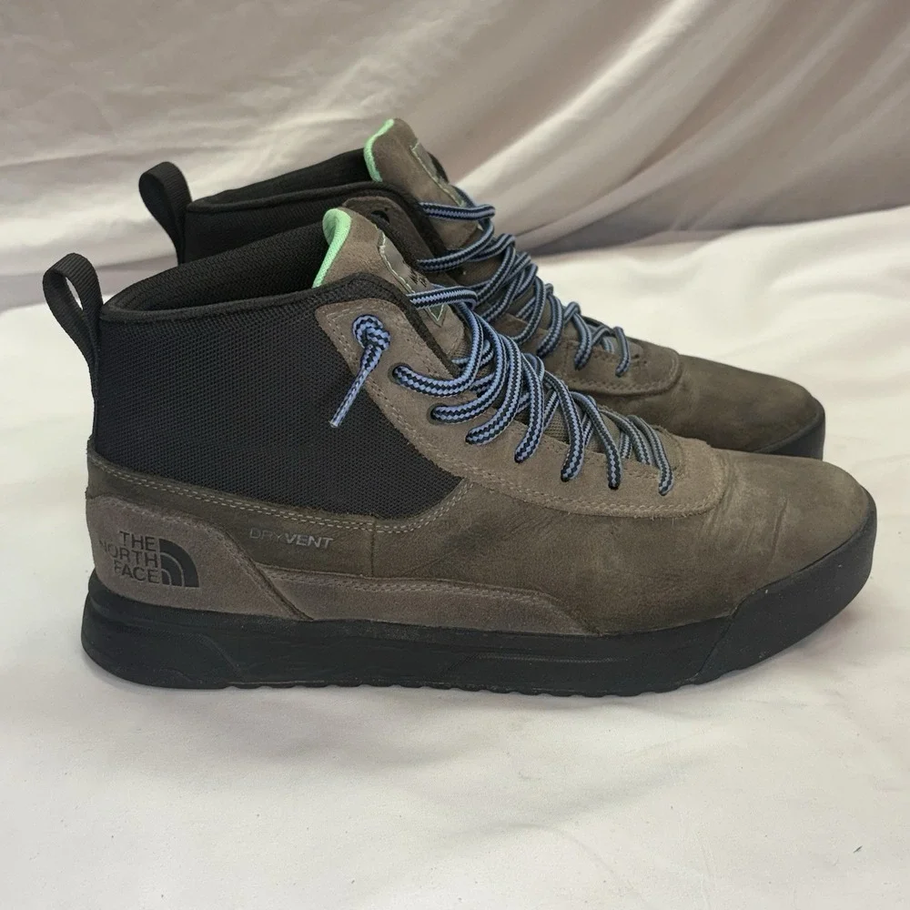 The North Face Men's DryVent Waterproof Winter Boots Tan Suede Sz 9 Larimer Mid
